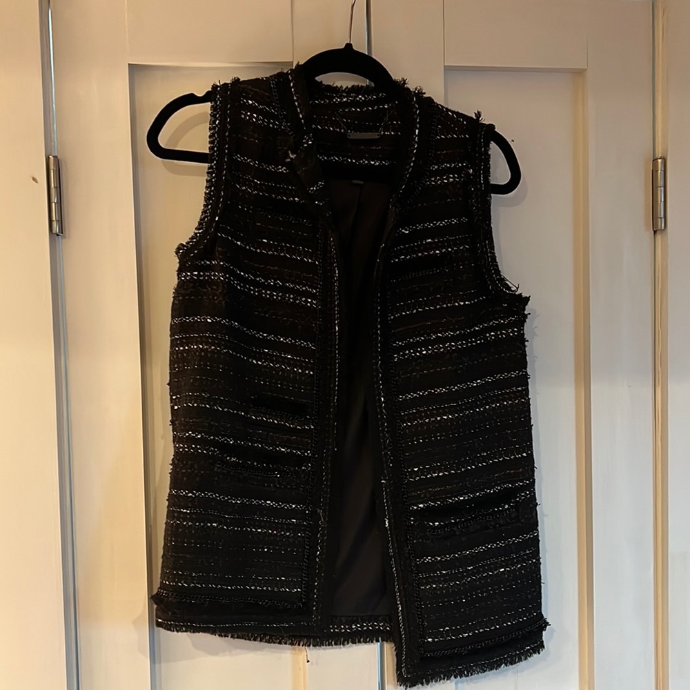 Tweed vest Rachel Zoe XS